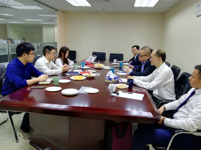 香港物流商會與寧波市國際投資促進局楊益副局長一行進行工作會議